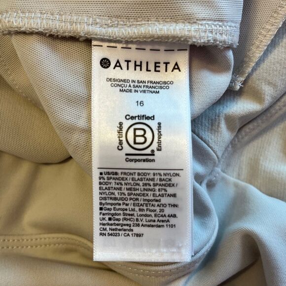 Athleta Headlands Hybrid Pant Birch Gray Sz 16 Stretch Hiking Outdoor Gorpcore - Picture 10 of 12